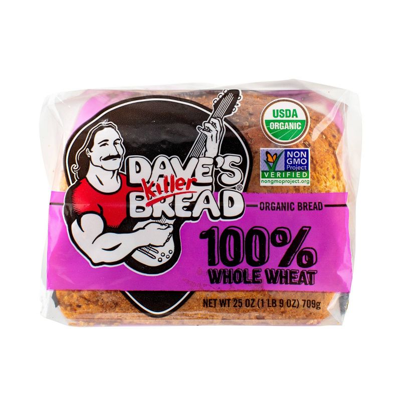 Dave's Killer Bread Organic 100% Whole Wheat Bread - 25oz