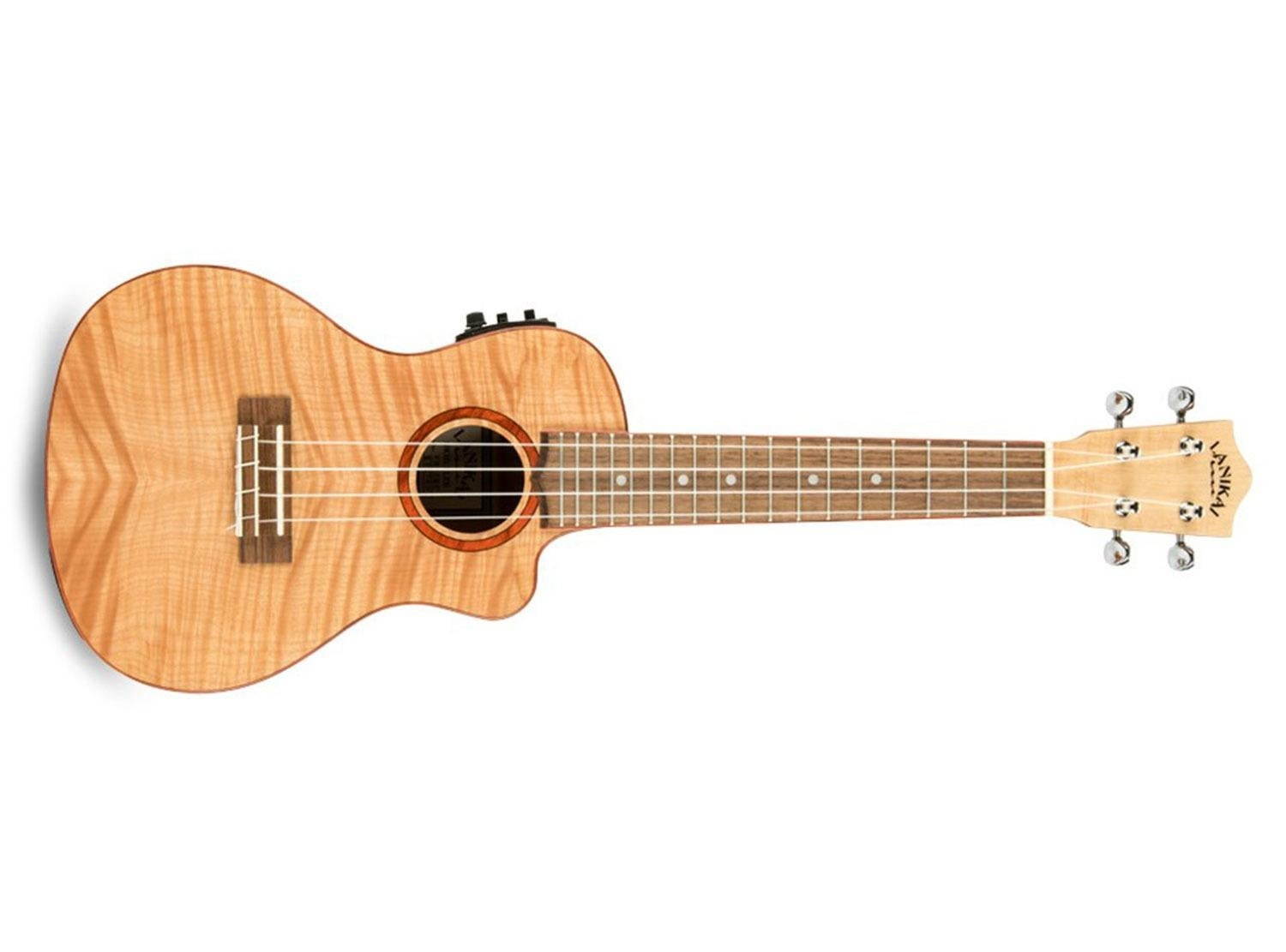 Lanikai FM-CEC Flame Maple Concert Acoustic-Electric Ukulele Satin Finish