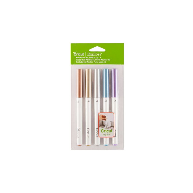 Cricut 5pc Metallic Medium Point Pen Set