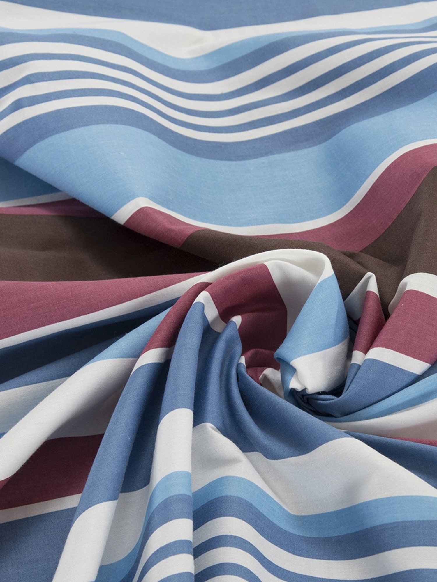 Maspar Inhouse Blue Cotton 210 TC Bed Sheet Set