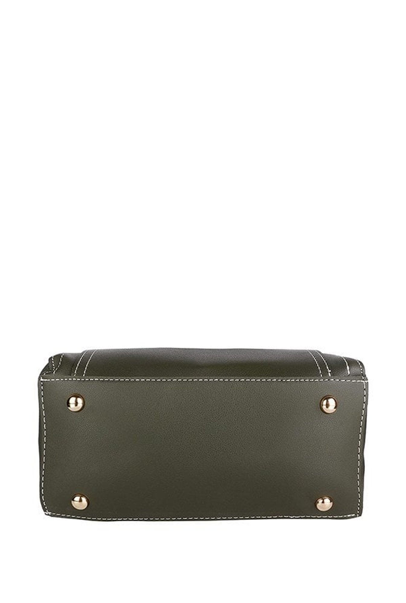 Gio Collection Olive Green Stitched Backpack