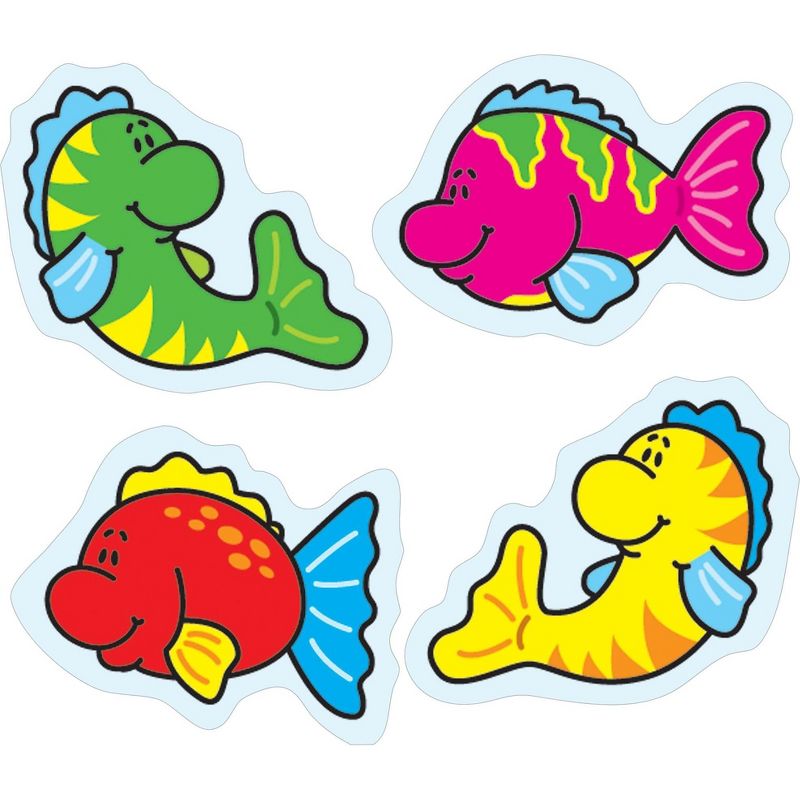 CARSON-DELLOSA Fish Shape Stickers 5252