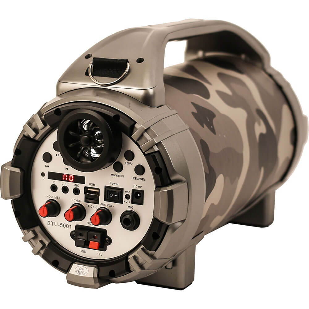 Blackmore BTU-5001-B 750 Watt Portable Rechargeable Bluetooth Speaker, Black