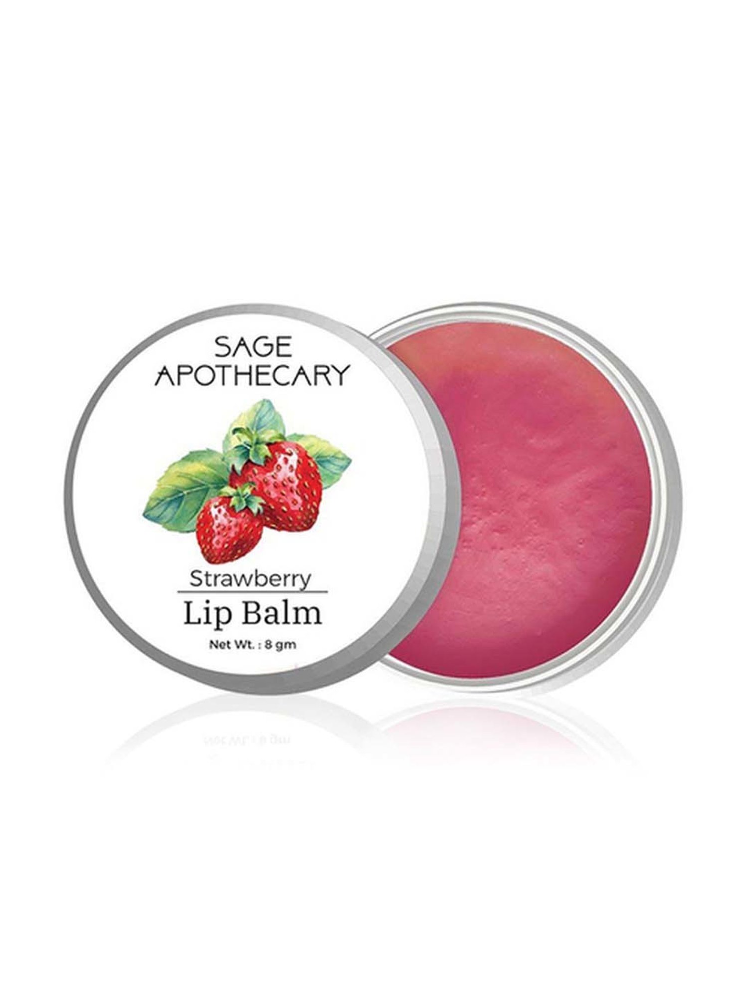 Sage Apothecary Strawberry Lip Balm - 8 gm