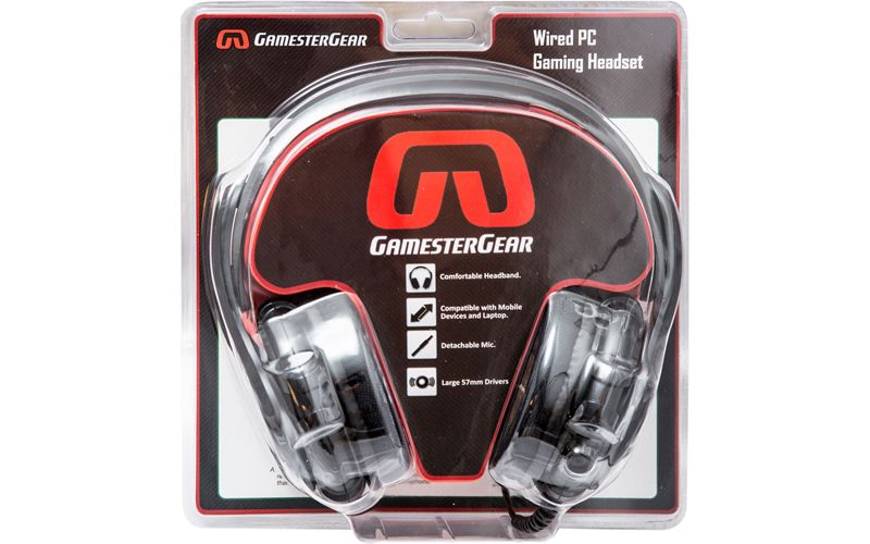 GamesterGear Cruiser Headset - Stereo - Mini-phone - Wired - 32 Ohm - 20 Hz - 20 kHz - Over-the-head - Binaural - Circumaural - 4.90 ft Cable - Black