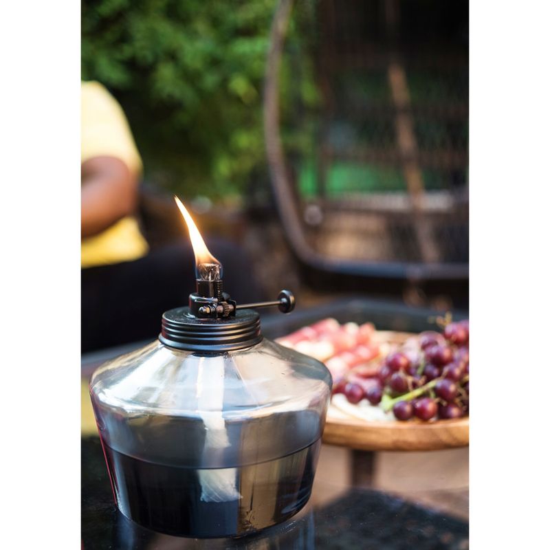 Glass Outdoor Tabletop Torch Blue - TIKI