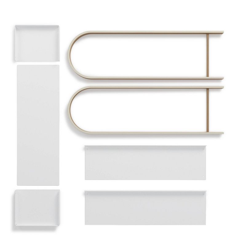 Bellwood Elevated Garden Bed & Storage Box White/Natural - Umbra