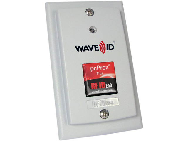 RF IDeas pcProx Plus Gray Rockwell PanelView, ME Surface Mount, USB with Human-Machine Interface (HMI) - RDR-805W1AGU-RA