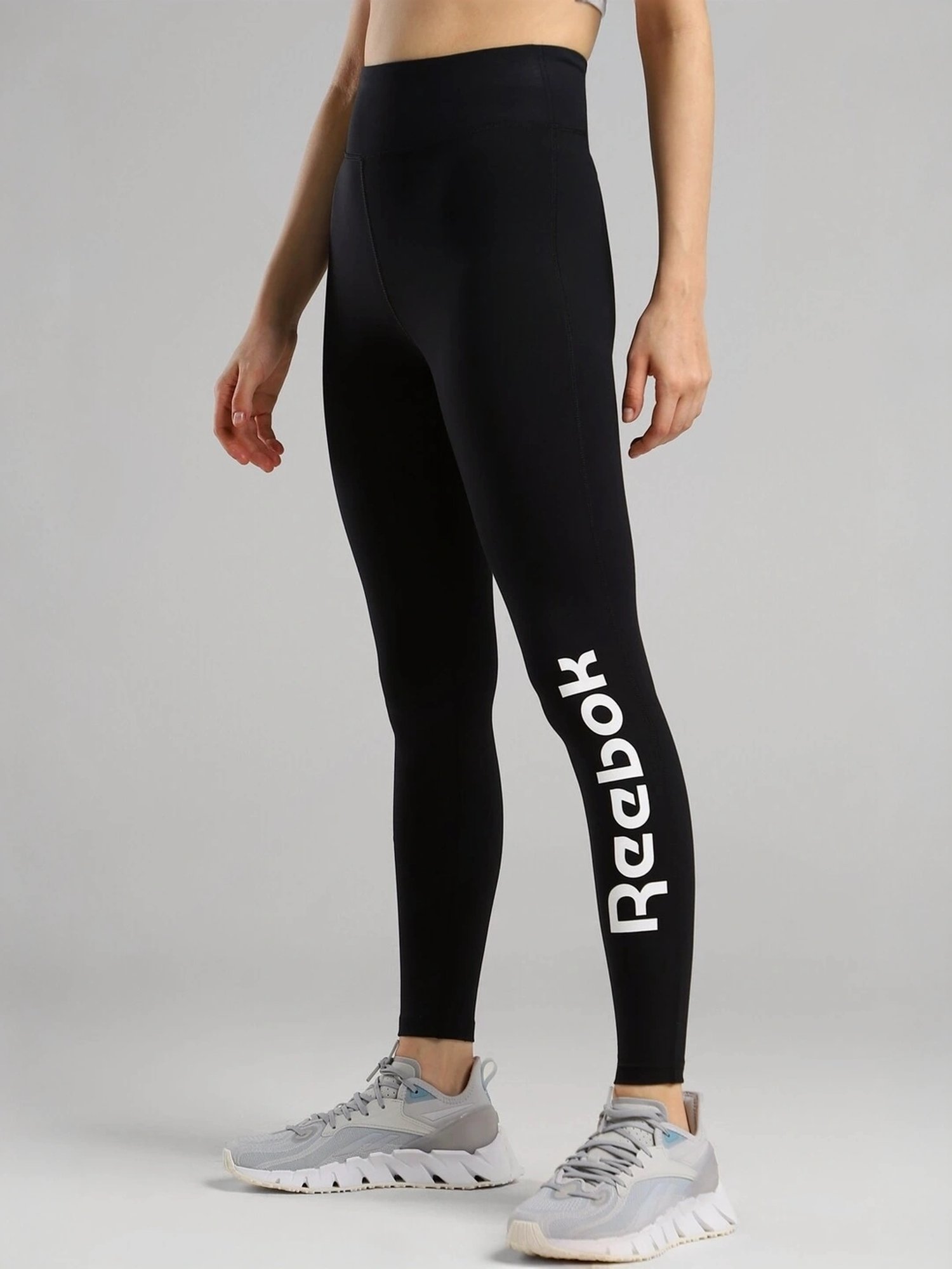 KENDALL + KYLIE White Printed Sports Tights