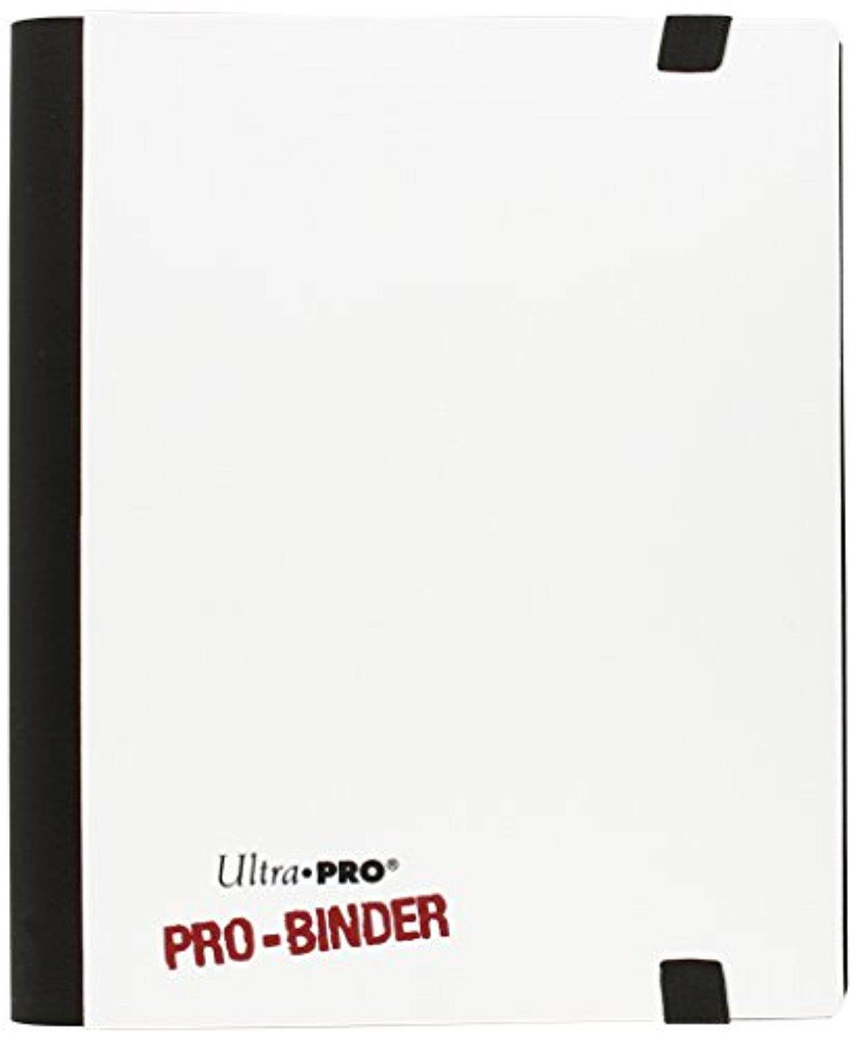 Ultra Pro 84025 4-Pocket Red And White Flip Binder