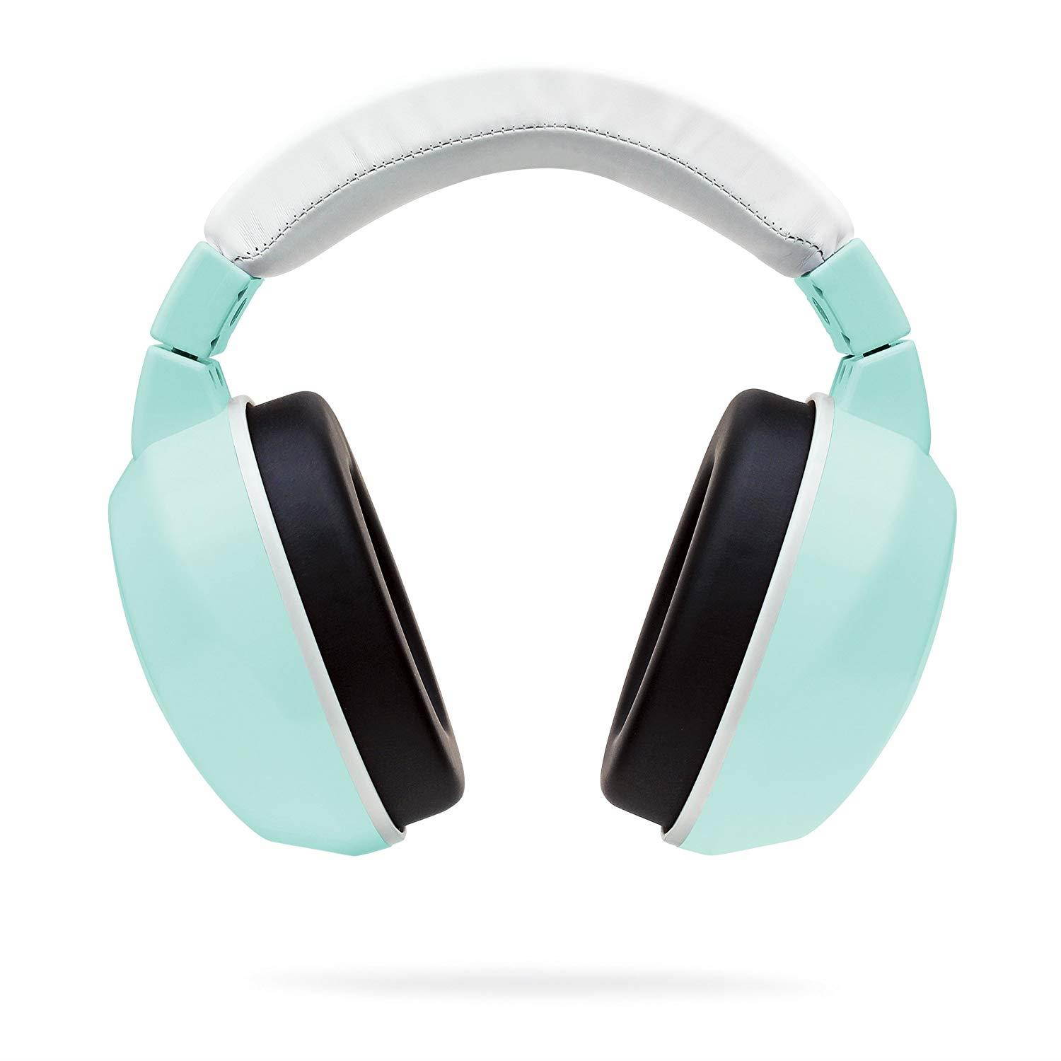 Lucid Audio HearMuffs Baby Hearing Protection (Over-The-Ear Sound Protection Ear Muffs Infant/Toddler/Child) (Spa Green), One Size