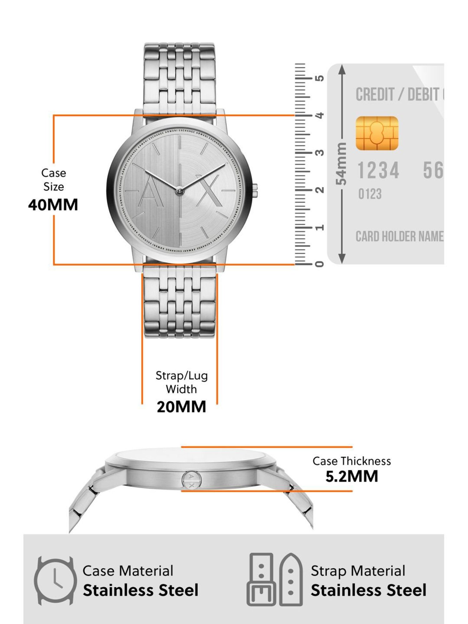 Armani Exchange AX2870 Analog Watch for Men