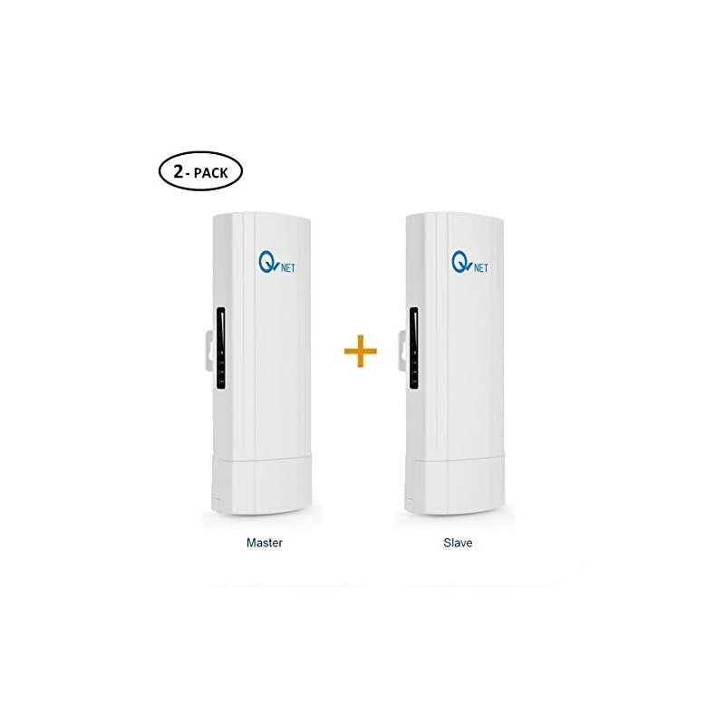 CPE5450 Wireless Bridge Kit, 5GHz 450Mbps 802.11ac Pre-configured CPE Kit, 3KM Max. Range Indoor & Outdoor Point to Point Client Bridge, Wireless Access Point?2-Pack?