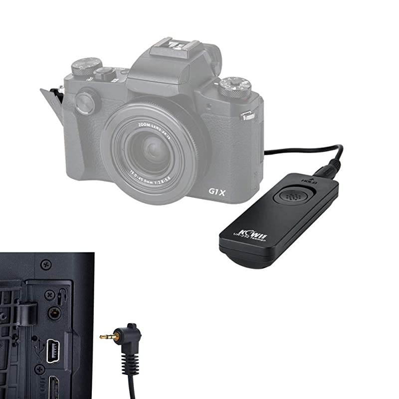 RS60E3 Remote Switch Shutter Release Cord for Canon EOS Rebel T6 T7 T5 T8i T7i T6s T6i T5i T4i T3i T2i T1i SL3 SL2 SL1EOS 90D 80D 70D 77D 60DEOS RP R M5 M6 Mark II SX70 HS SX60 HS More