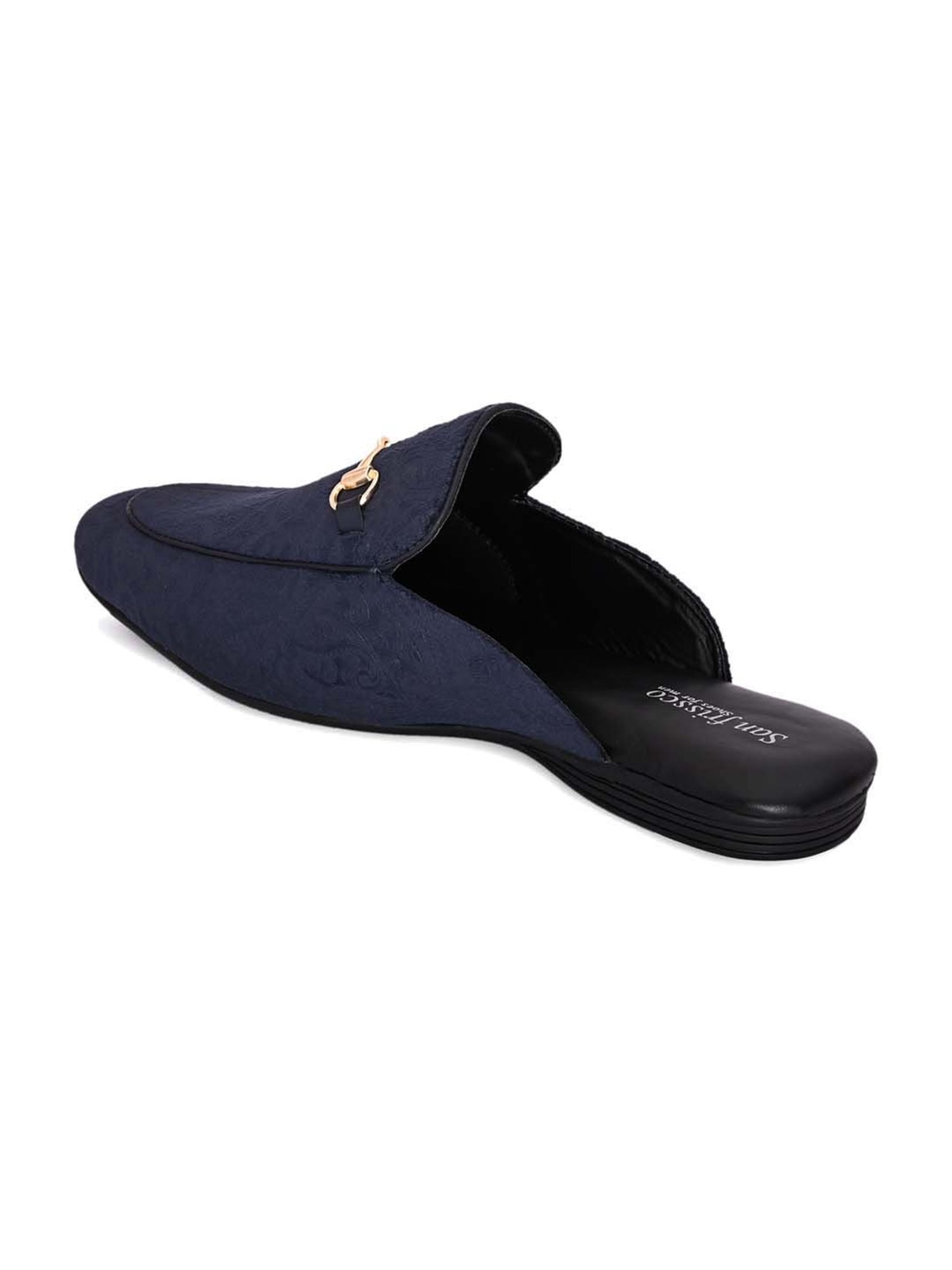San Frissco Men's Navy Mule Shoes