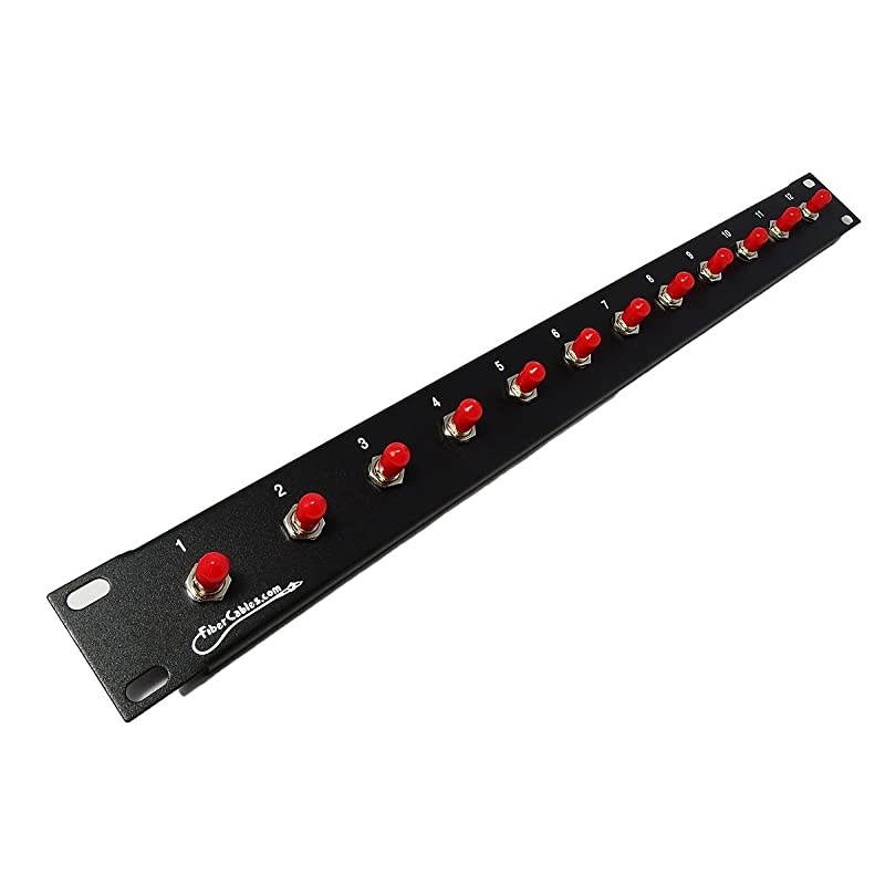 Port ST Fiber Patch Panel Loaded 1u 19