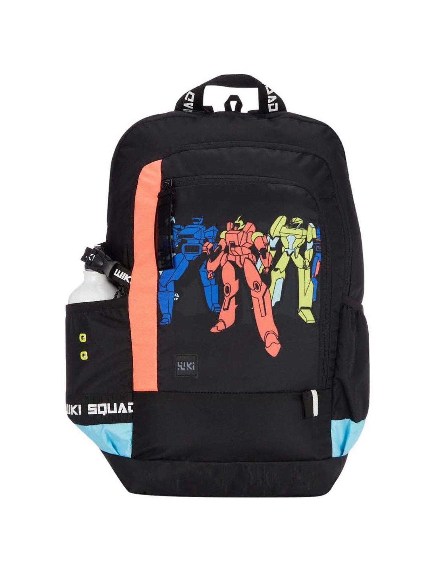 Wiki 34 Ltrs Black Medium Backpack