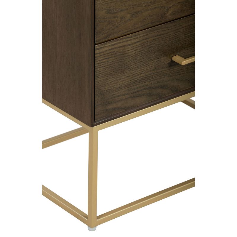 Franklin 3 Drawer Dresser Walnut - Finch