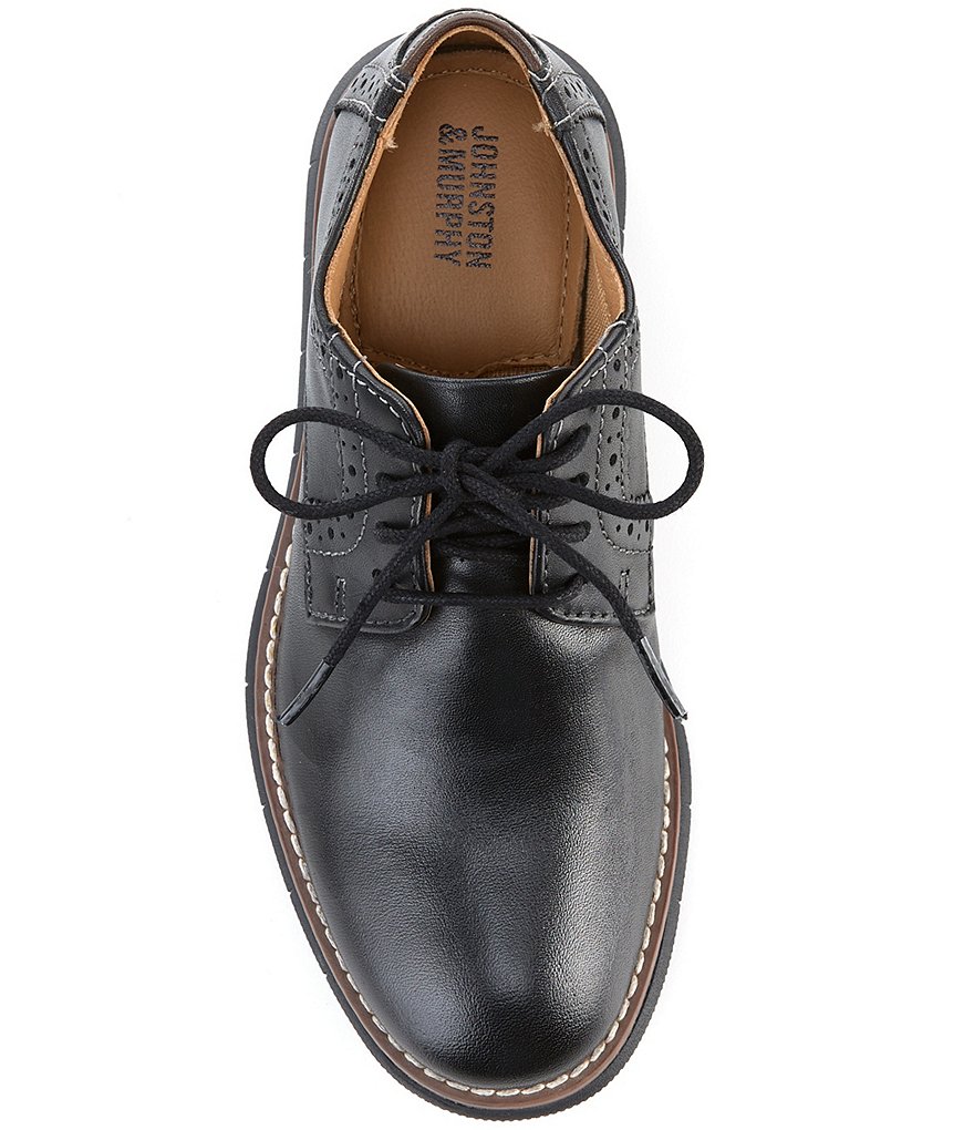 Johnston & Murphy Boys' Holden Plain Toe Oxfords (Youth)