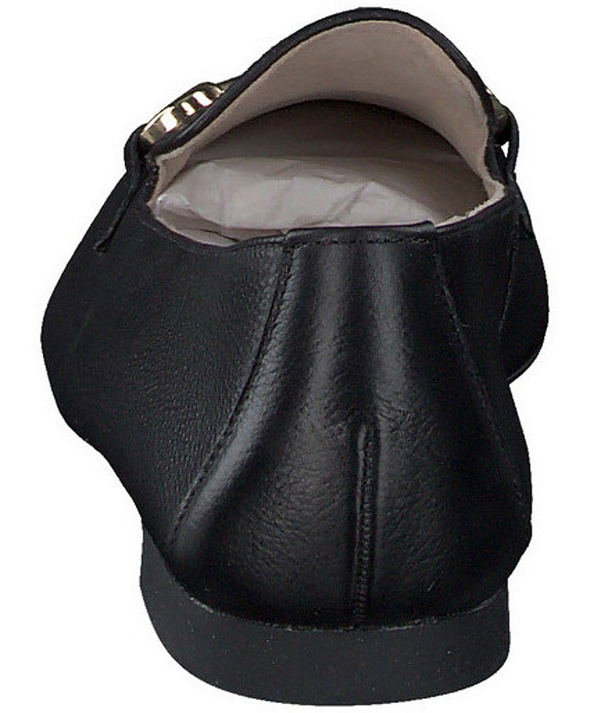 Paul Green Daphne Bit Buckle Leather Loafers