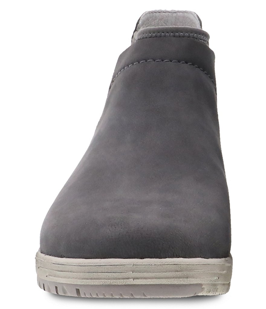 Dansko Lizette Waterproof Nubuck Leather High Top Slip-On Sneakers