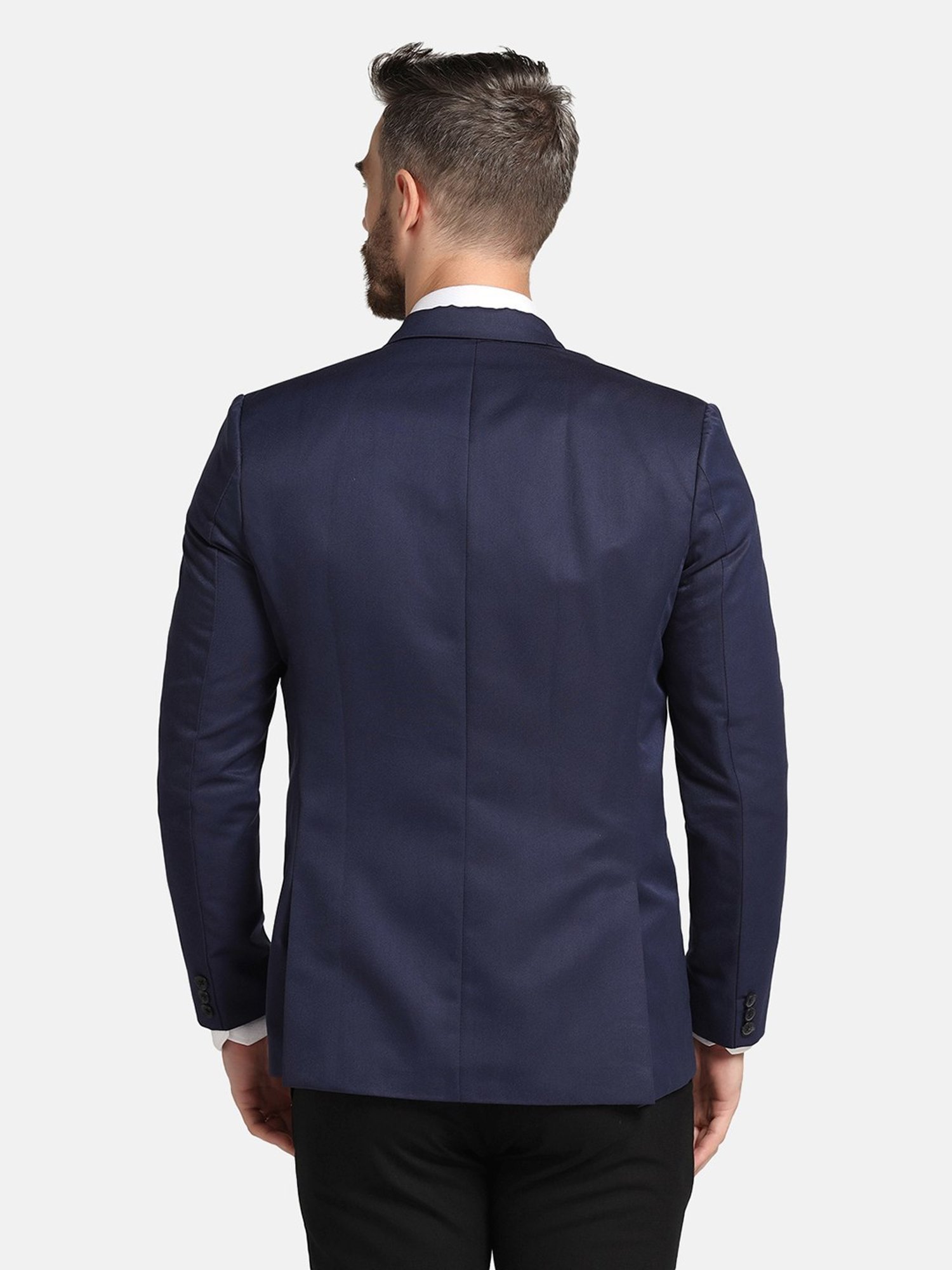 Tahvo Navy Regular Fit Blazer