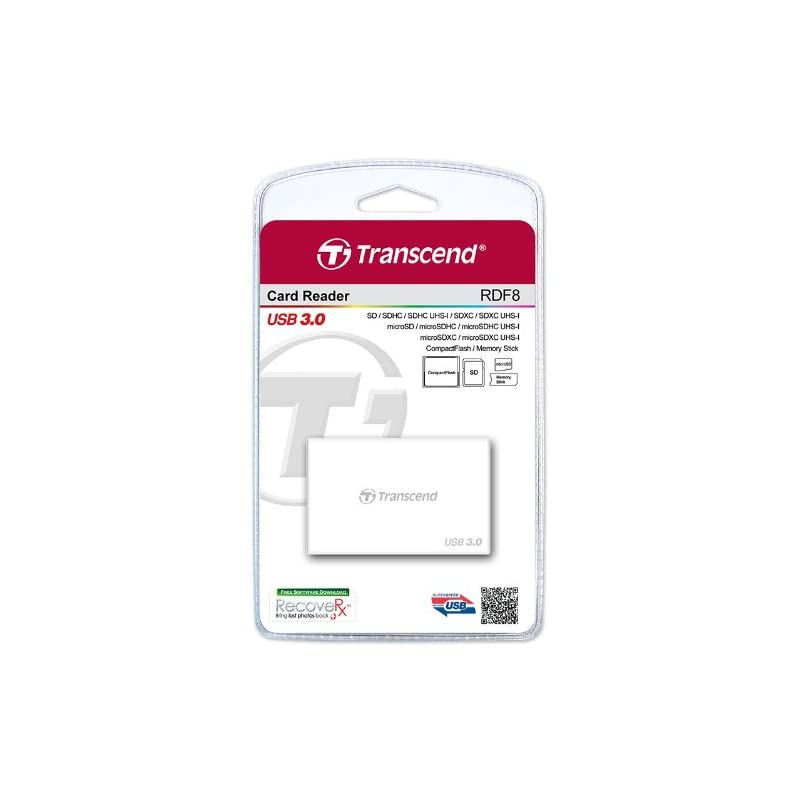 USB 30 Super Speed MultiCard Reader for SDSDHCSDXCMSCF Cards TSRDF8W