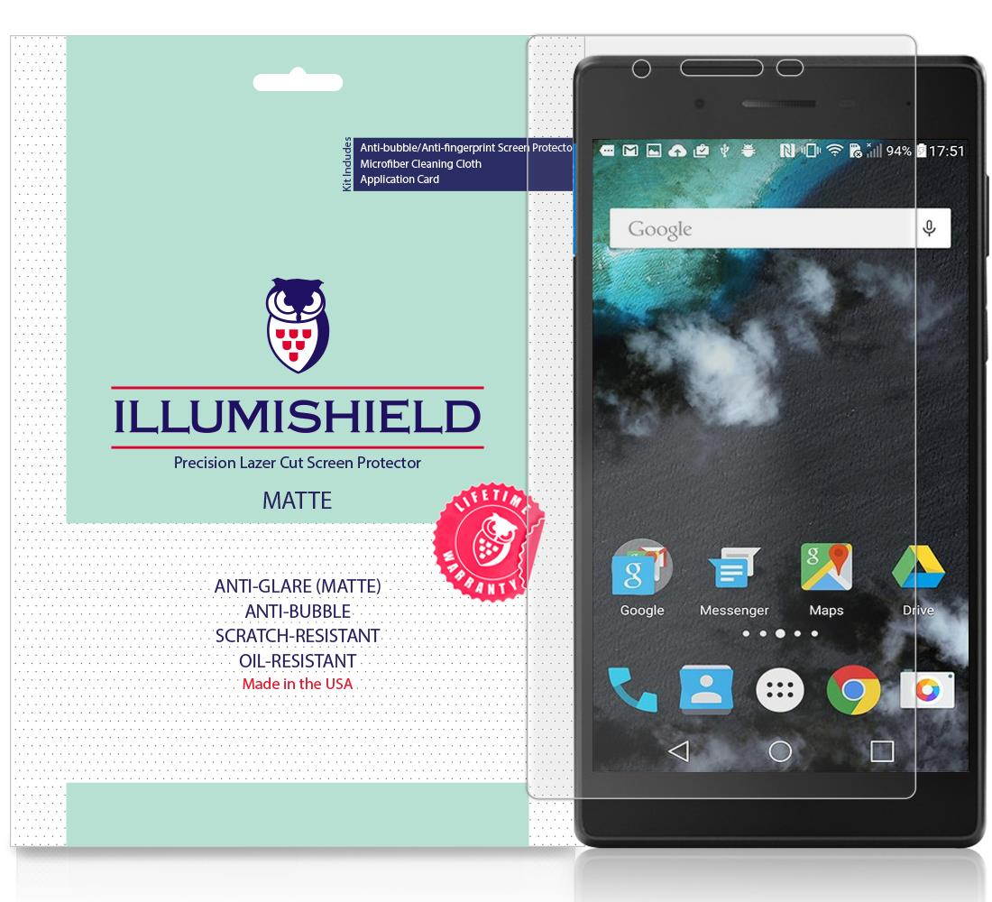 Lenovo Tab 7 Essential Screen Protector [2-Pack], iLLumiShield Anti-Glare Screen Protector for Lenovo Tab 7 Essential HD Shield with Anti-Bubble & Anti-Fingerprint Matte Film