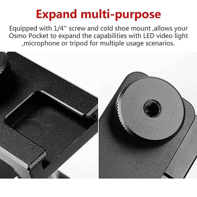 OP1 Handheld Phone Holder Mobile Bracket Set Gimbal Stand Tripod Mount w Cold Shoe Mount for DJI OSMO Pocket