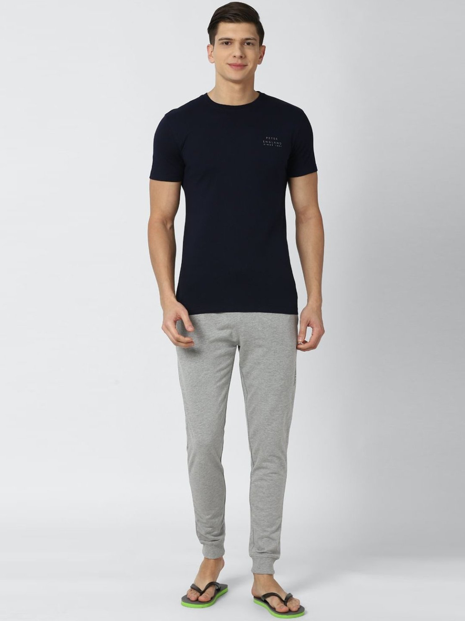 Peter England Navy Regular Fit Nightsuits