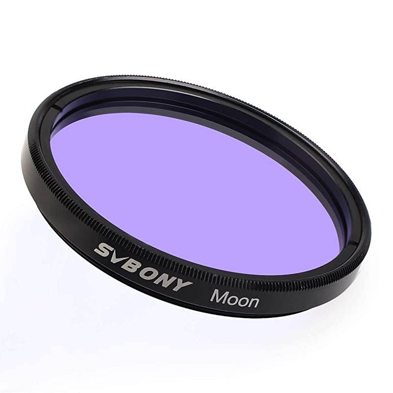 Telescope Filter Moon Filter Telescope Filter for Standard 2 inches FIilter Thread with Metal Frame Optical Glass for Observation of Moon and Planets