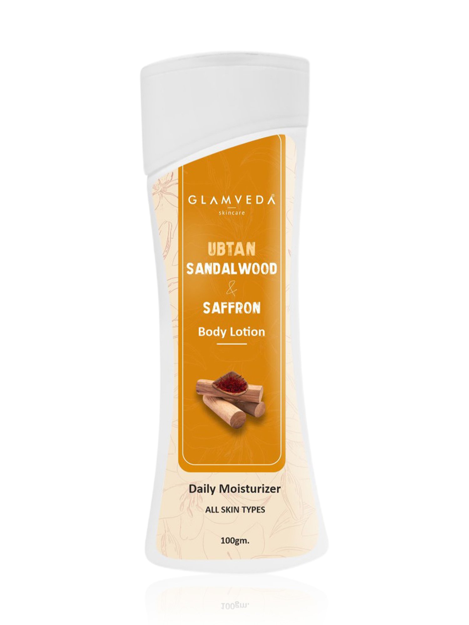 Glamveda Ubtan Sandalwood & Saffron Body Lotion - 100 gm