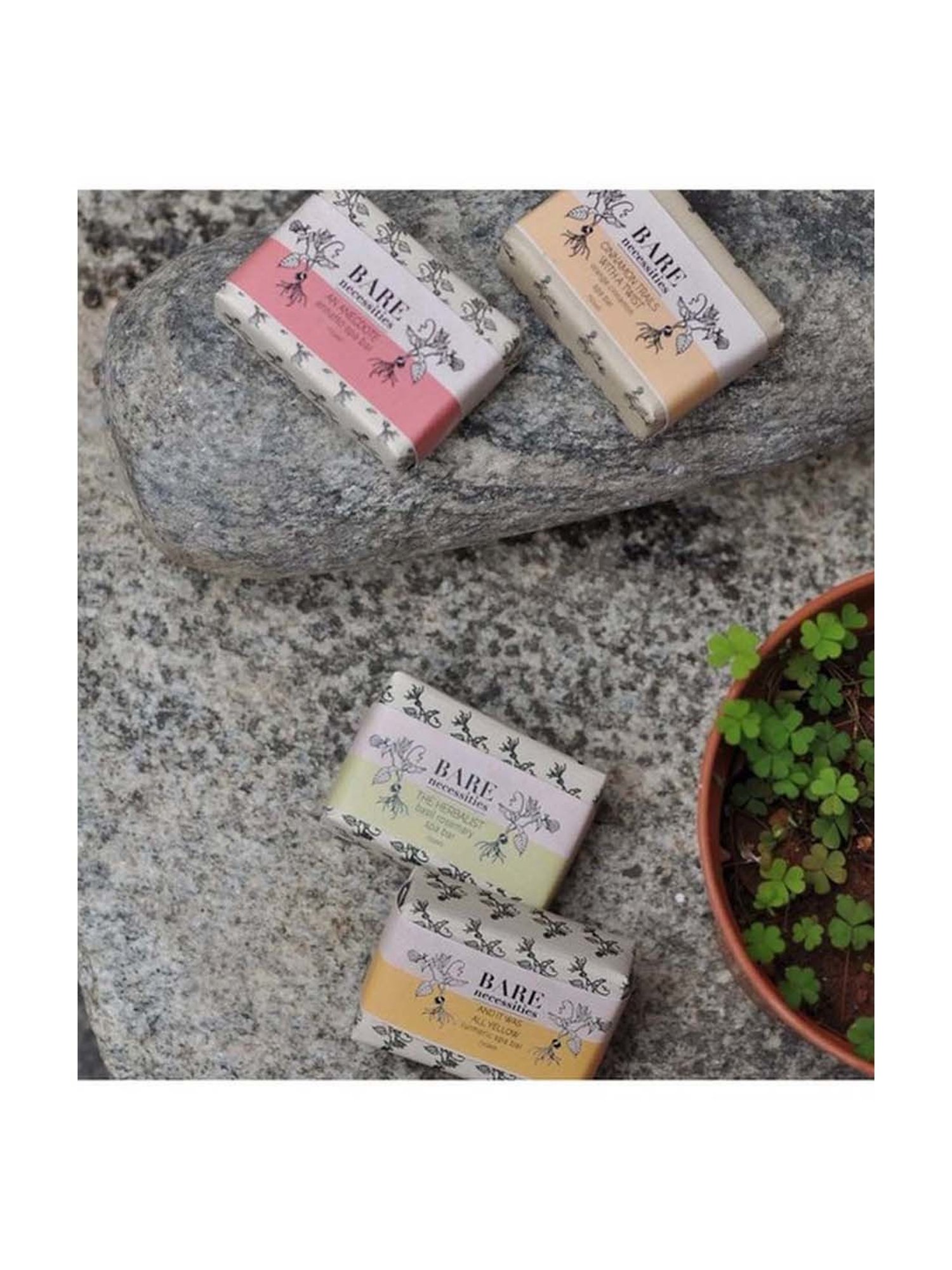 Bare Necessities Pack of 4 Spa Bars