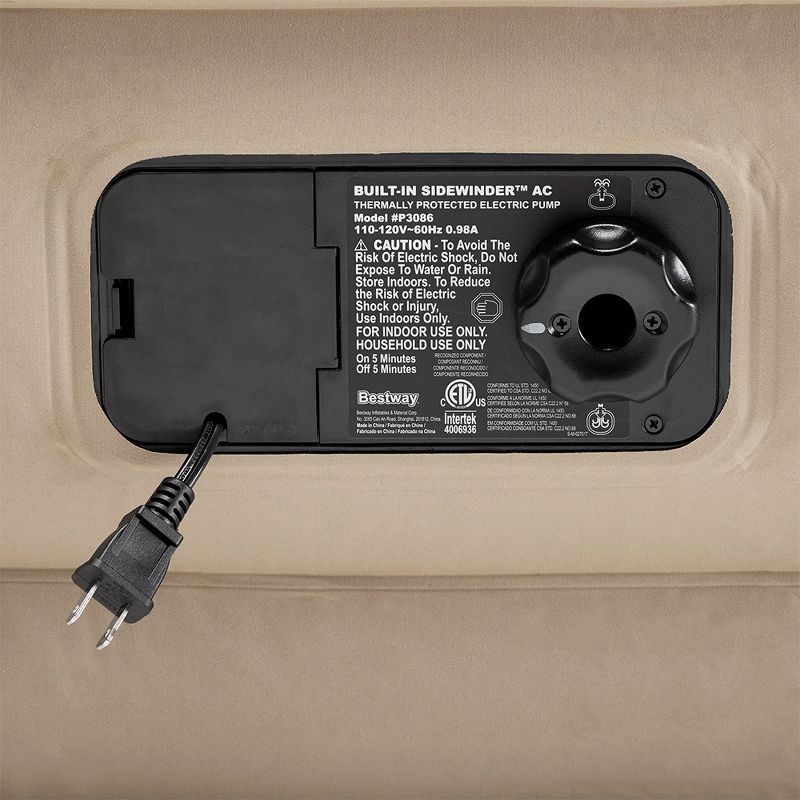 Beautyrest Comfort Plus 17" Anti-Microbial Air Mattress with Pump - Full