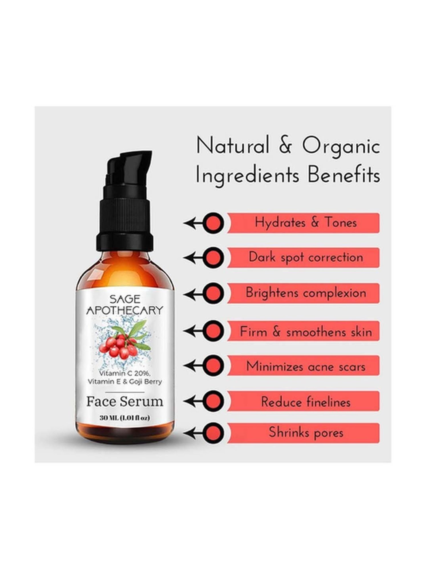 Sage Apothecary Vitamin C 20% Serum - 30 ml