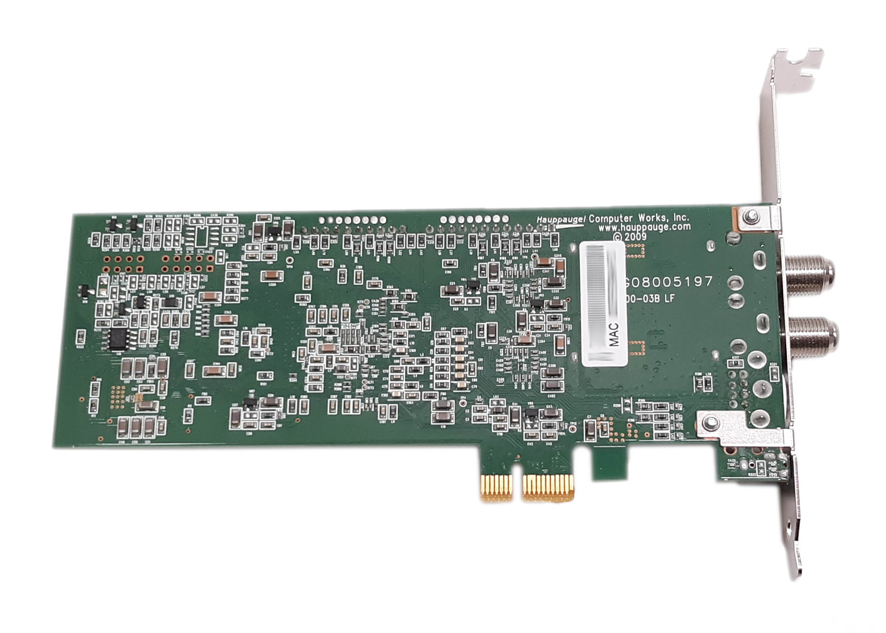 Hauppauge ATSC/QAM NTSC x1 88061 LF Rev C4F2 Dual Hybrid TV Tuner WinTV-HVR-2250