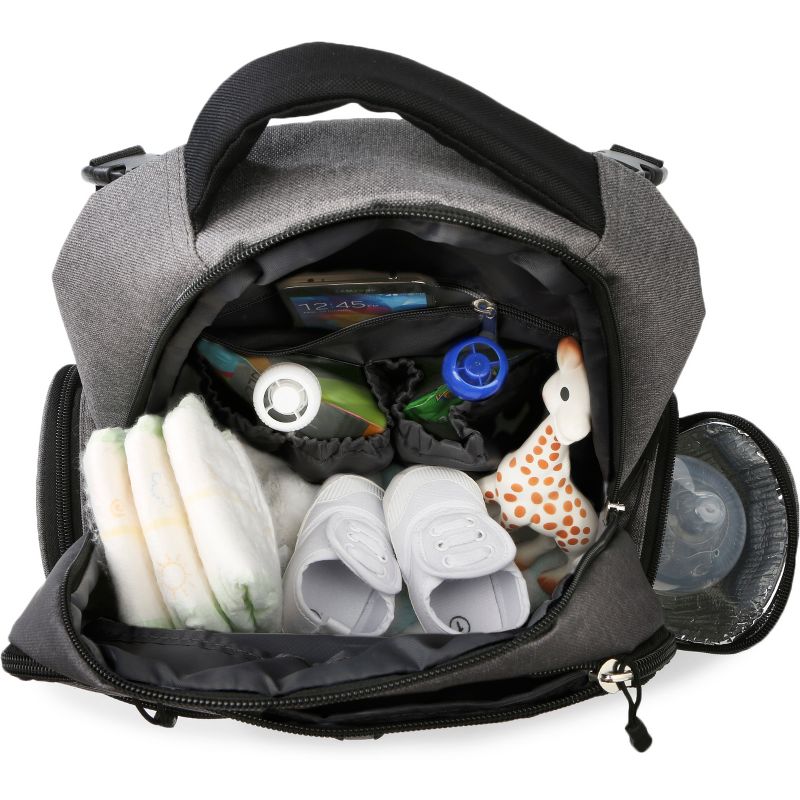 The Physics of HipHop Diaper Bag - Black