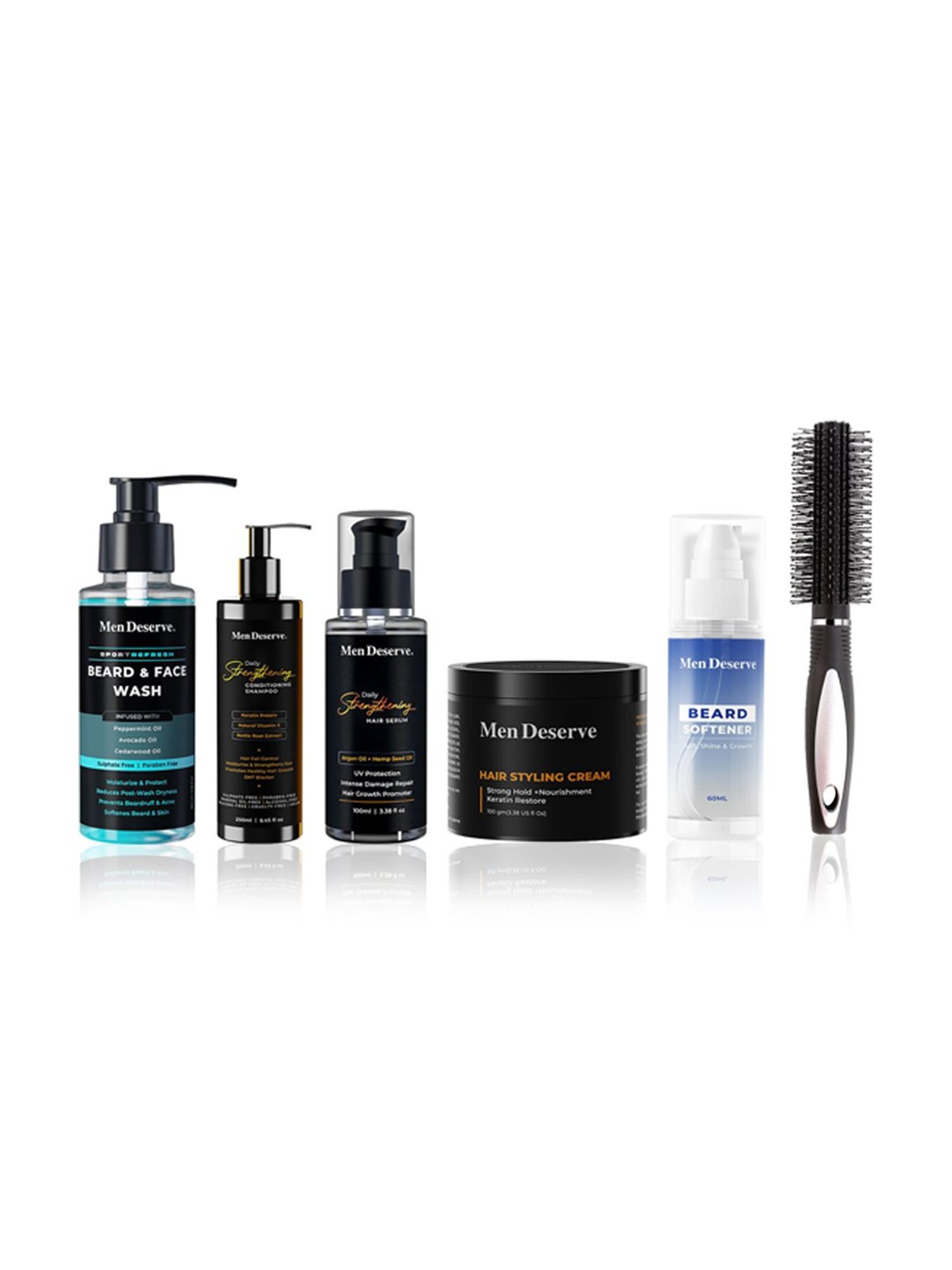 Men Grooming Combo of Quality Hair Care and Beard Care Products