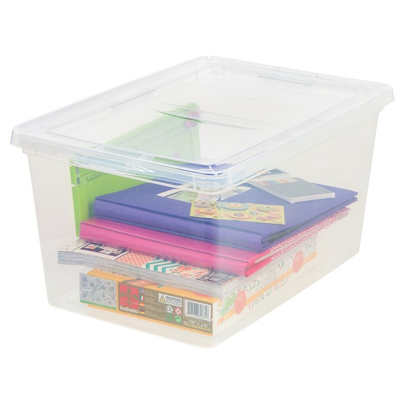 IRIS 6pk 58qt Plastic Storage Bin
