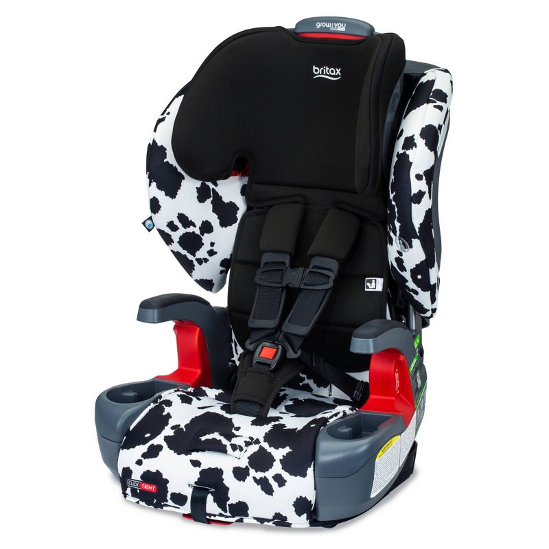 Britax Grow with You ClickTight Booster Car Seat - Cowmooflage SafeWash