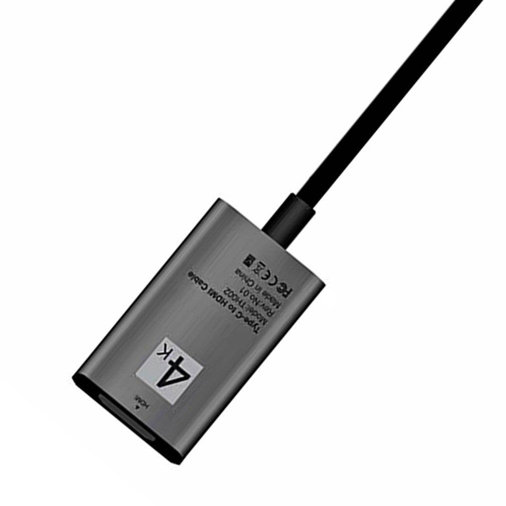 0.2M Type-C Male to HDMI Female Video Audio Cables Support 4K For DVD Laptop
