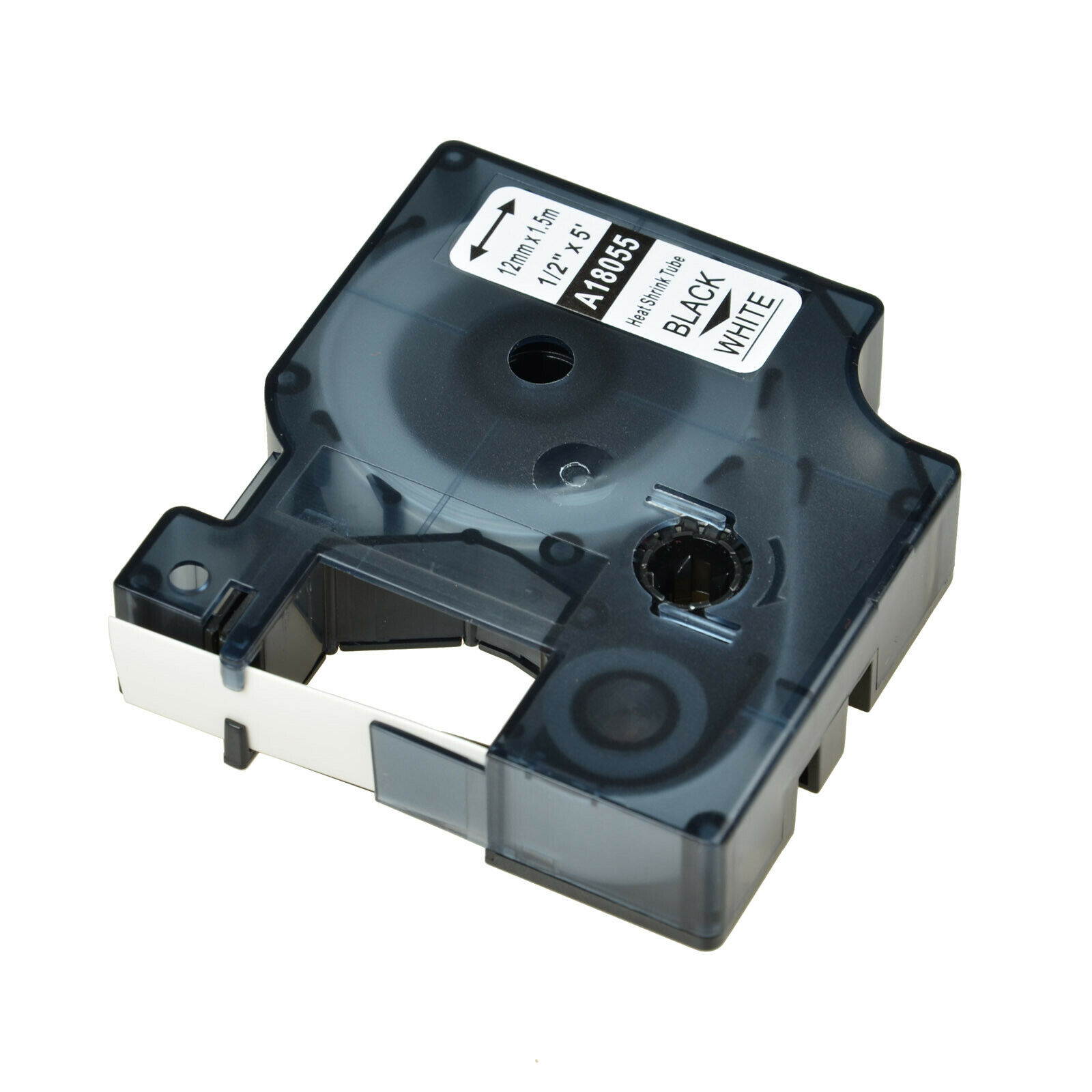 5PK For DYMO Rhino 3000/6000 Heat-Shrink Tube 18055 Industry Label Tape 12mm