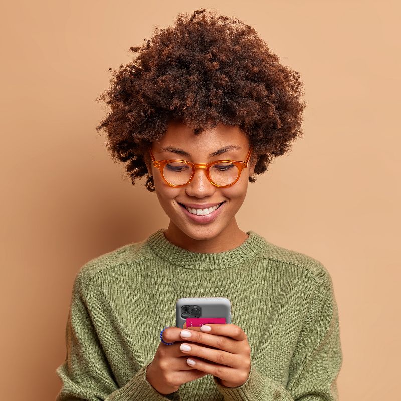 Wasserstein iPhone Magnetic Card Holder Wallet for Magsafe Compatible with Apple iPhone 12/12 Pro/12 Pro Max/12 Mini