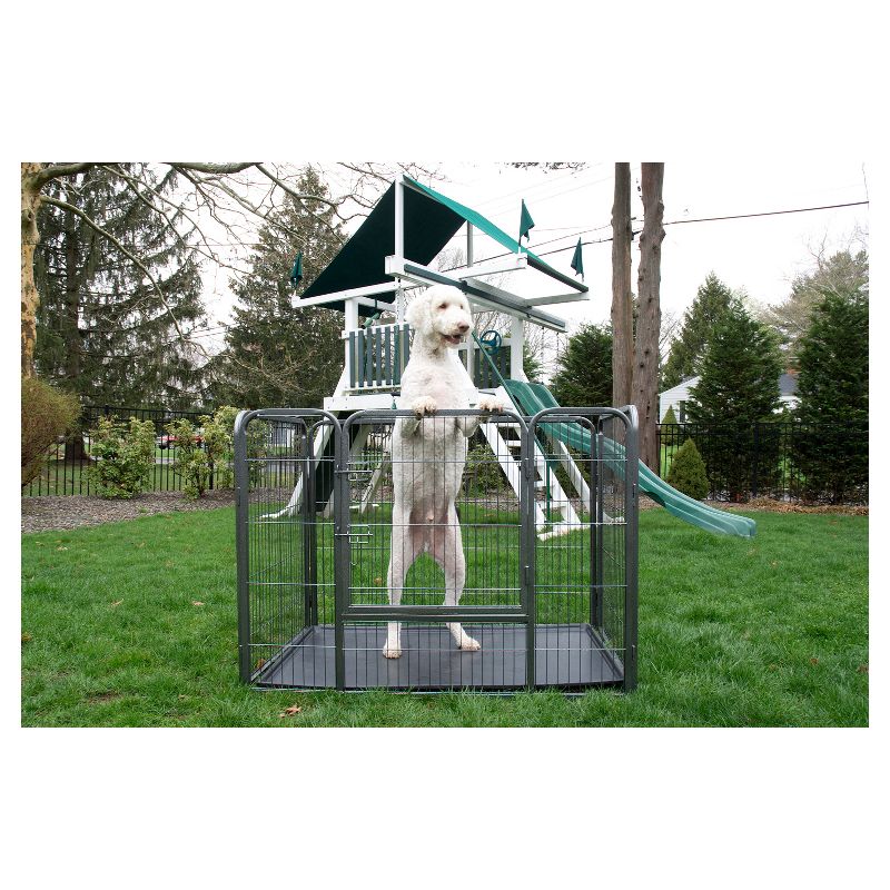 Heavy Duty Rectangle Tube pen Dog Cat Pet Training Kennel Crate - 28" Height