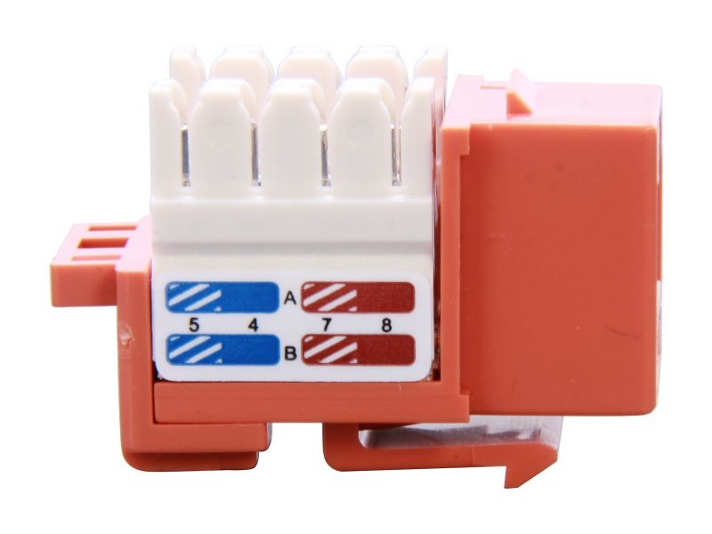 Micro Connectors CAT5 RJ45 Coupler F-F Straight