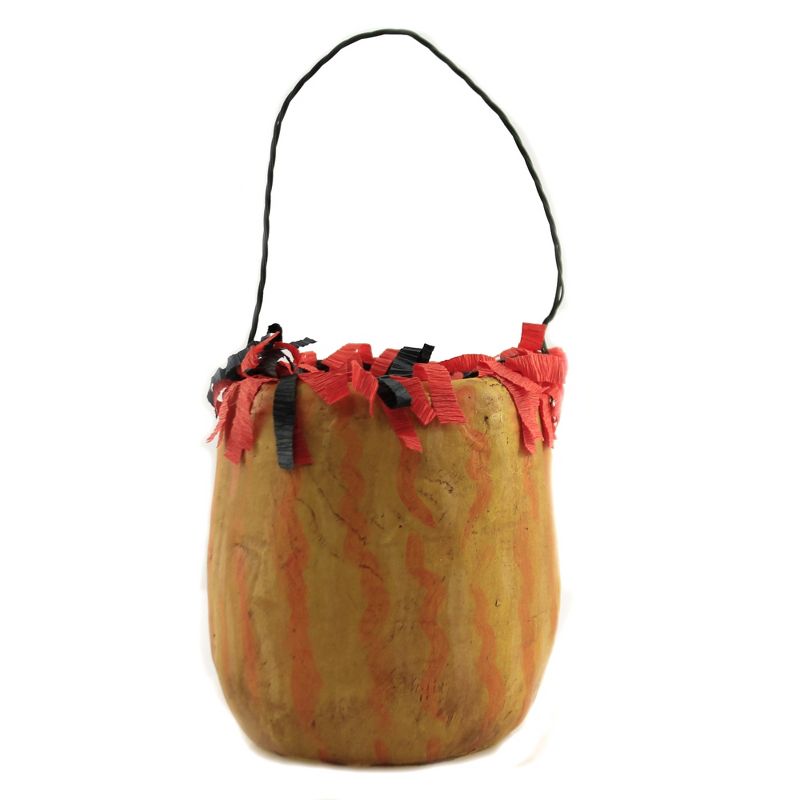 Jorge De Rojas 4.0" Greydon Pumpkin Bucket Pickle Nose Halloween  -  Decorative Figurines