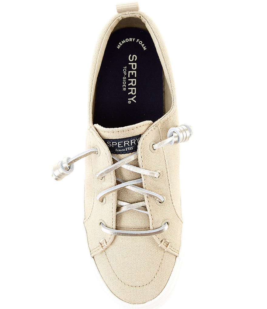 Sperry Crest Vibe Sparkle Textile Sneakers
