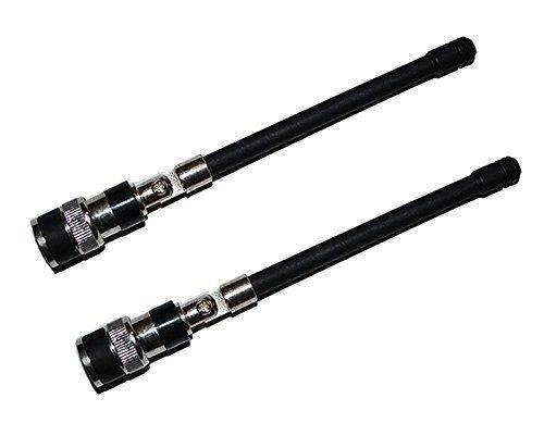Pair UHF (470-752 MHz) 1/4 Wave Antennas w/ BNC Connectors for Shure