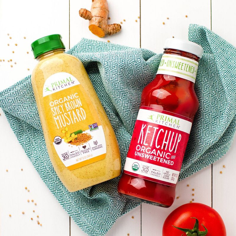 Primal Kitchen Organic Spicy Brown Mustard - 12oz