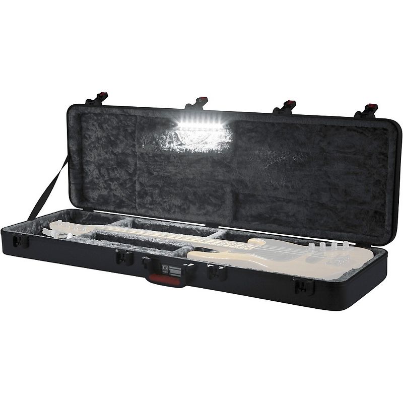 Gator TSA ATA Molded Electric Bass Guitar Case with LED Ligh
